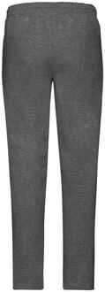 Fruit of the Loom Uniseks Classic Heather Open Hem Joggingbroek voor Volwassenen (Donkere Heide) Donkergrijs