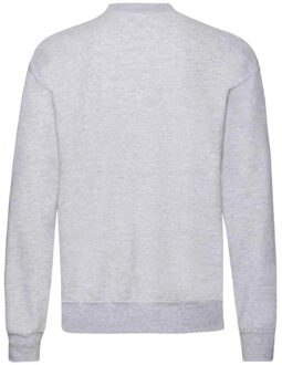 Fruit of the Loom Uniseks klassiek effen sweatshirt voor volwassenen - maat 5XL Grijs