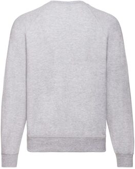 Fruit of the Loom Uniseks Klassiek Heather Raglan Sweatshirt voor volwassenen (Grijs) - XL