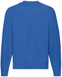 Fruit of the Loom Uniseks klassiek raglan sweatshirt voor volwassenen Blauw