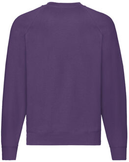 Fruit of the Loom Uniseks klassiek raglan sweatshirt voor volwassenen Paars