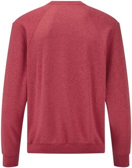Fruit of the Loom Uniseks klassiek raglan sweatshirt voor volwassenen Rood
