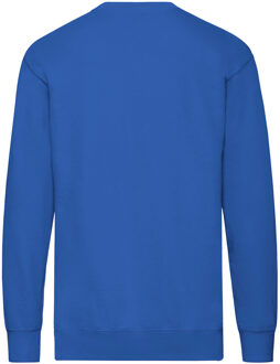 Fruit of the Loom Uniseks lichtgewicht sweatshirt met inzet voor volwassenen Blauw