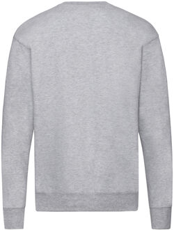 Fruit of the Loom Uniseks lichtgewicht sweatshirt met inzet voor volwassenen Grijs