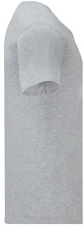 Fruit of the Loom Unisex adult iconic 150 heather v hals t-shirt - maat 4XL Grijs