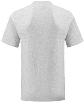 Fruit of the Loom Unisex adult iconic heather t-shirt Grijs - XXXL