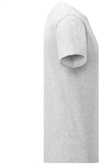 Fruit of the Loom Unisex adult iconic heather t-shirt - maat XXL / XXXL Grijs