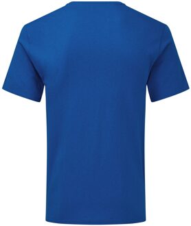 Fruit of the Loom Unisex adult iconisch v hals t-shirt Blauw