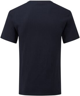 Fruit of the Loom Unisex adult iconisch v hals t-shirt Blauw