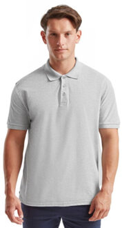 Fruit of the Loom Unisex adult original heather poloshirt Grijs - XXXL