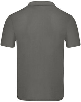Fruit of the Loom Unisex adult origineel poloshirt Houtskool