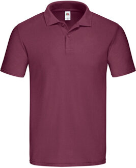 Fruit of the Loom Unisex adult origineel poloshirt Rood - XXXL
