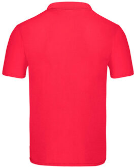 Fruit of the Loom Unisex adult origineel poloshirt Rood