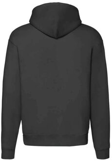 Fruit of the Loom Unisex Adult Premium Full Zip Hoodie (Zwart) - maat L