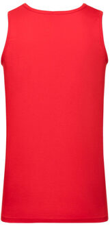 Fruit of the Loom Unisex adult valueweight athletic tank top Rood - XXL / XXXL