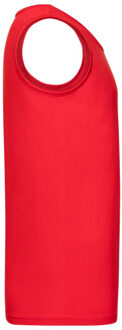 Fruit of the Loom Unisex adult valueweight athletic tank top Rood - XXXL
