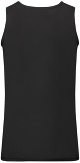 Fruit of the Loom Unisex Adult Valueweight Athletic Tank Top (Zwart) - 2XL