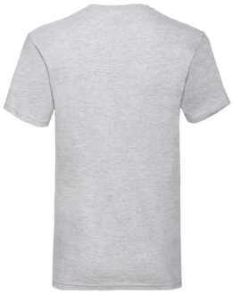 Fruit of the Loom Unisex adult waardevol heide v hals t-shirt Grijs - 5XL