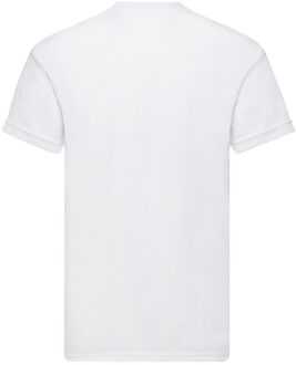 Fruit of the Loom Unisex Adult Waardevol Katoenen T-Shirt (Wit) - maat S