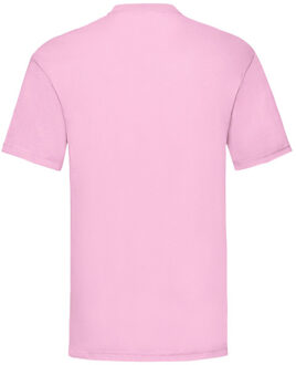 Fruit of the Loom Unisex adult waardevol t-shirt - maat XXXL Roze