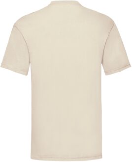 Fruit of the Loom Unisex adult waardevol t-shirt Naturel