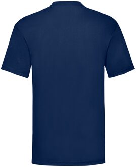 Fruit of the Loom Unisex adult waardevol t-shirt Navy