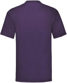 Fruit of the Loom Unisex adult waardevol t-shirt Paars