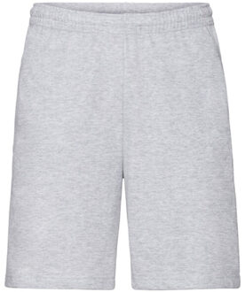 Fruit of the Loom Unisex jersey shorts voor volwassenen Grijs - XL