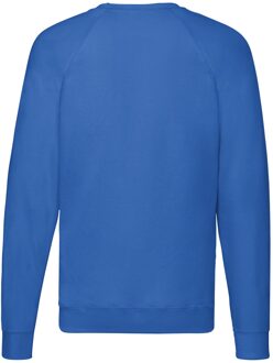 Fruit of the Loom Unisex Lichtgewicht Raglan Sweatshirt voor volwassenen (Koningsblauw)