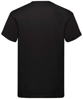Fruit of the Loom Unisex origineel katoenen t-shirt voor volwassenen - maat 5XL Zwart