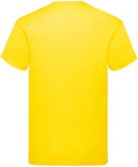 Fruit of the Loom Unisex origineel katoenen t-shirt voor volwassenen - maat Geel