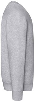 Fruit of the Loom Unisex Premium Drop Shoulder Sweatshirt voor volwassenen (Heide Grijs) - maat M