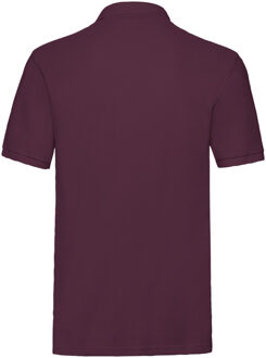 Fruit of the Loom Unisex premium poloshirt voor volwassenen Bourgogne