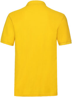 Fruit of the Loom Unisex premium poloshirt voor volwassenen Geel