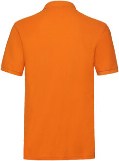 Fruit of the Loom Unisex premium poloshirt voor volwassenen Oranje