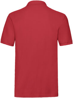 Fruit of the Loom Unisex premium poloshirt voor volwassenen Rood