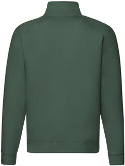 Fruit of the Loom Unisex premium sweatshirt met kwart ritssluiting voor volwassenen Groen