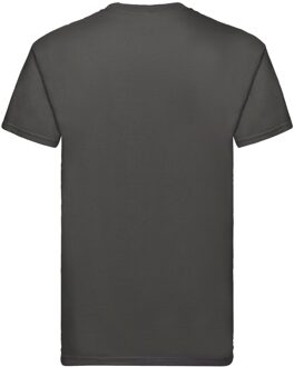 Fruit of the Loom Unisex Super Premium Effen T-shirt voor volwassenen (Licht Grafiet) Grijs - XL