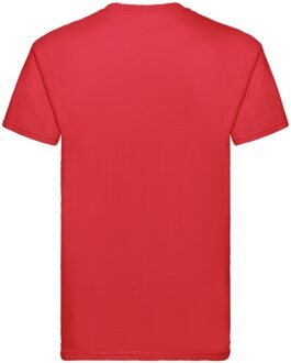 Fruit of the Loom Unisex Super Premium Effen T-shirt voor volwassenen (Rood) - maat 2XL