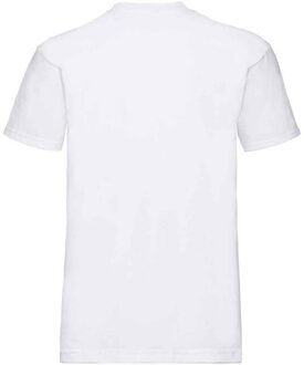 Fruit of the Loom Unisex Super Premium Effen T-shirt voor volwassenen (Wit) - maat L