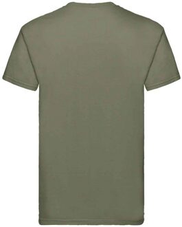 Fruit of the Loom Unisex Super Premium Heather T-shirt voor volwassenen (Klassieke Olijf) Groen
