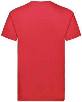 Fruit of the Loom Unisex Super Premium Heather T-shirt voor volwassenen (Rood) - maat