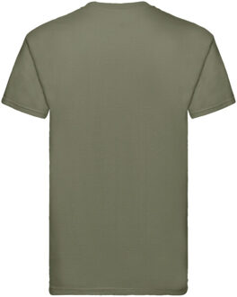 Fruit of the Loom Unisex super premium t-shirt voor volwassenen - maat XXXL Groen
