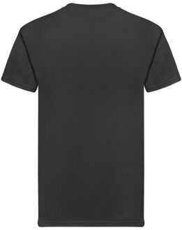 Fruit of the Loom Unisex super premium t-shirt voor volwassenen Zwart - XXXL