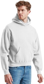 Fruit of the Loom Unisex Supercotton Hoodie voor volwassenen (Wit) - 2XL