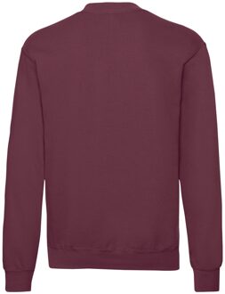 Fruit of the Loom Unisex Sweatshirt met Klassieke Schouder (Bourgondië) Bourgogne