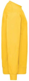 Fruit of the Loom Unisex Sweatshirt met Klassieke Schouder (Zonnebloem Geel) - 3XL