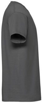 Fruit of the Loom Unisex volwassen iconic 195 t-shirt - maat XL Grijs