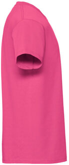 Fruit of the Loom Unisex volwassen iconic 195 t-shirt - maat XXL / XXXL Roze