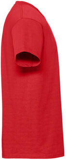 Fruit of the Loom Unisex volwassen iconic 195 t-shirt Rood - XL